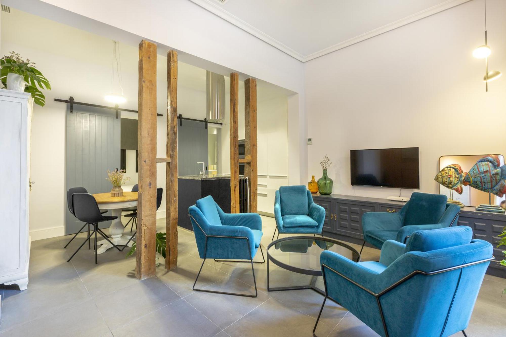 Apt Centrico Y Tranquilo De 2 Hab Madrid Eksteriør bilde