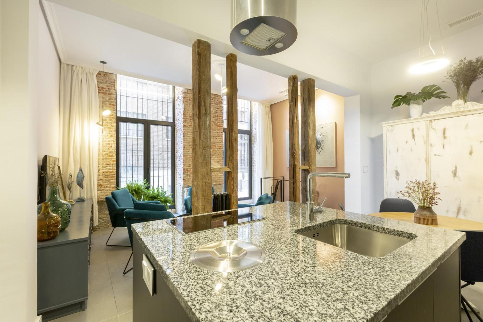 Apt Centrico Y Tranquilo De 2 Hab Madrid Eksteriør bilde